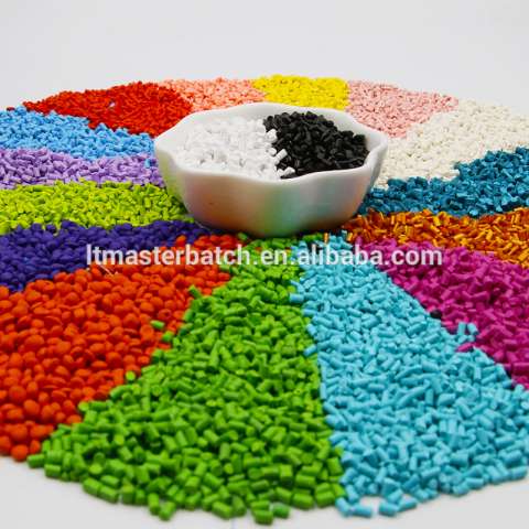 High concentration various color masterbatch for injection molding, blowing film, extrusion with good price chinese supplier