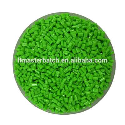 PE/PP/PET/PC/ABS green color masterbatch raw materials for blown flim, extrusion, injection with affordable price in china