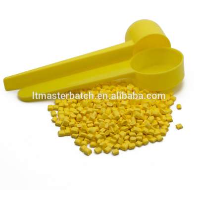 PE/PP/PET/PC/ABS yellow color masterbatch raw materials for blown flim, extrusion, injection with affordable price in china